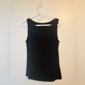 [3/$30] RW&CO. Black Boat Neck Tank Medium